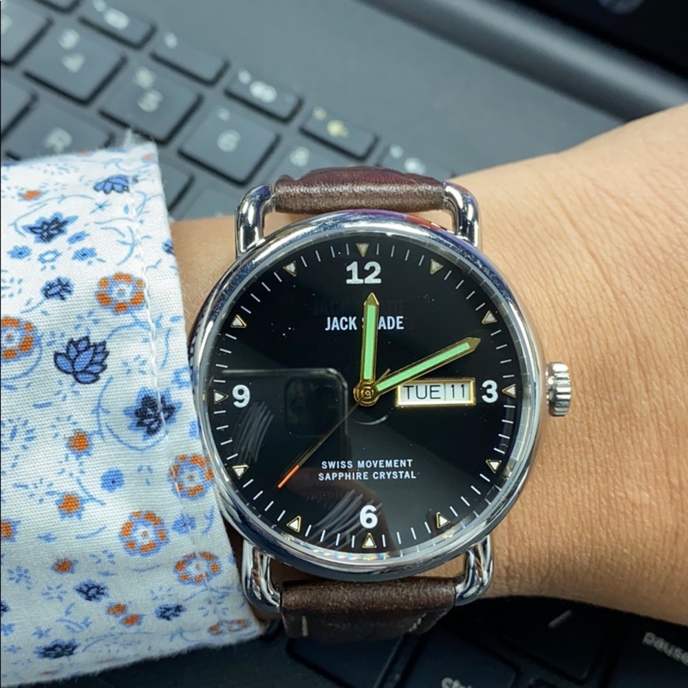 Jack spade watch Swiss movement sapphire crystal